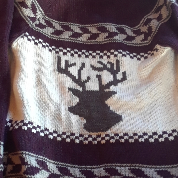 reindeer cardigan - Picture 3 of 3